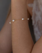 close up of the beautiful faith bracelet