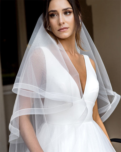 Fingertip on sale wedding veil