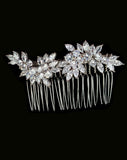 Bridal headpiece - soft look crystal side comb - Kitty by Stephanie Browne