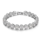 wedding and bridal bracelet - classic setting Amour bracelet in rhodium - at Kezani 2