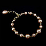 bridal bracelet - Eloise pearl by Kezani - KEZANI JEWELLERY - designer bridal jewellery and wedding accessories - 2