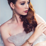 bridal bracelet - Sierra pearl charm by Kezani - KEZANI JEWELLERY - designer bridal jewellery and wedding accessories - 4