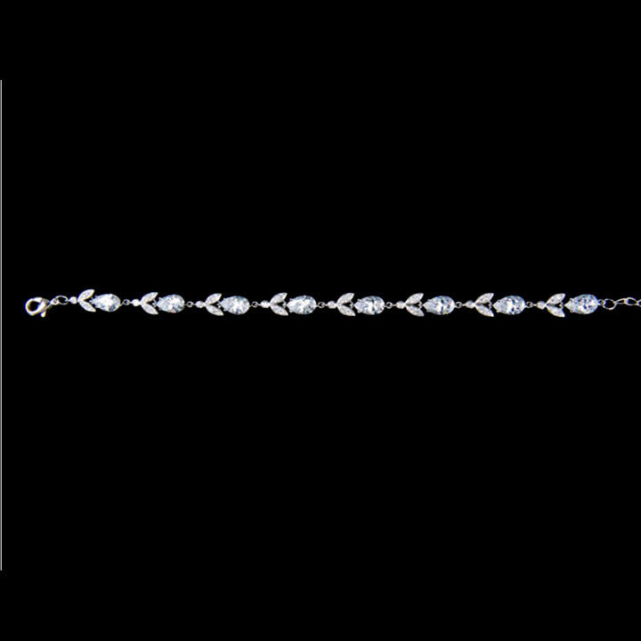 Bridal bracelet - Silk crystal by Stephanie Browne - Kezani Jewellery - 3
