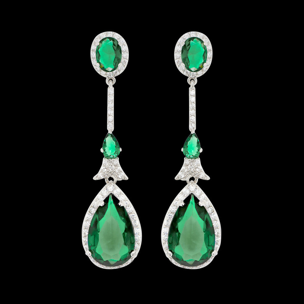 Bridal earrings - Alexandra by Stephanie Browne - Kezani Jewellery - 2