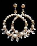 Bridal earrings BOHEMIAN HOOP- AMAANI BY KEZANI 