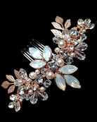 wedding headpiece - pretty Bohemian side comb - Pippa by Kezani2