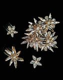 Bridal headpiece - unique star flower crystal combs - Appollonia by Kezani - BUY or HIRE