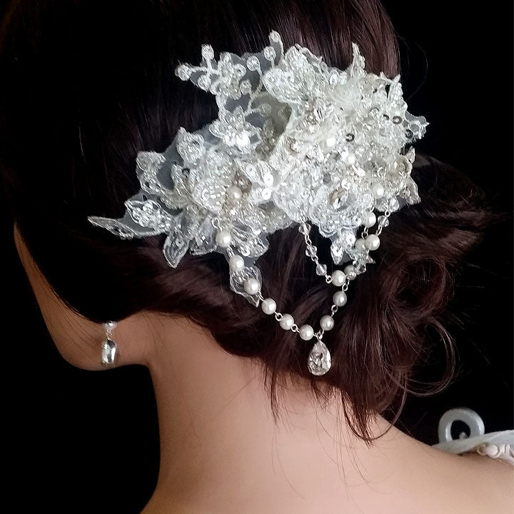 Variation/Bridal headpiece - special order for Kate by Kezani - Kezani Jewellery - 2