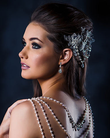 Variation/Bridal headpiece - special order for Kate by Kezani - Kezani Jewellery - 1