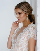 bridal earrings - statement starlight earrings - Venus by Stephanie Browne at Kezani