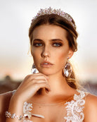 wedding crown - small crystal dainty - Bella by Kezani jewellery
