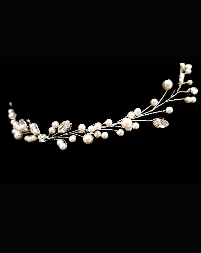 wedding hairvine - delicate pearl vine - Lauren by Kezani