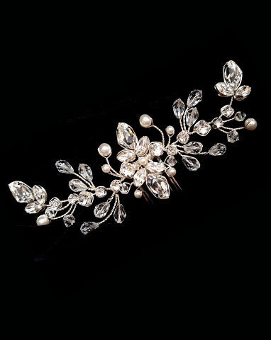 wedding headpiece - Dionsyia small comb - by Kezani