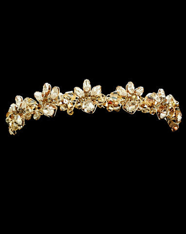 wedding headpiece - tiivel worn as a crown - by kezani australia