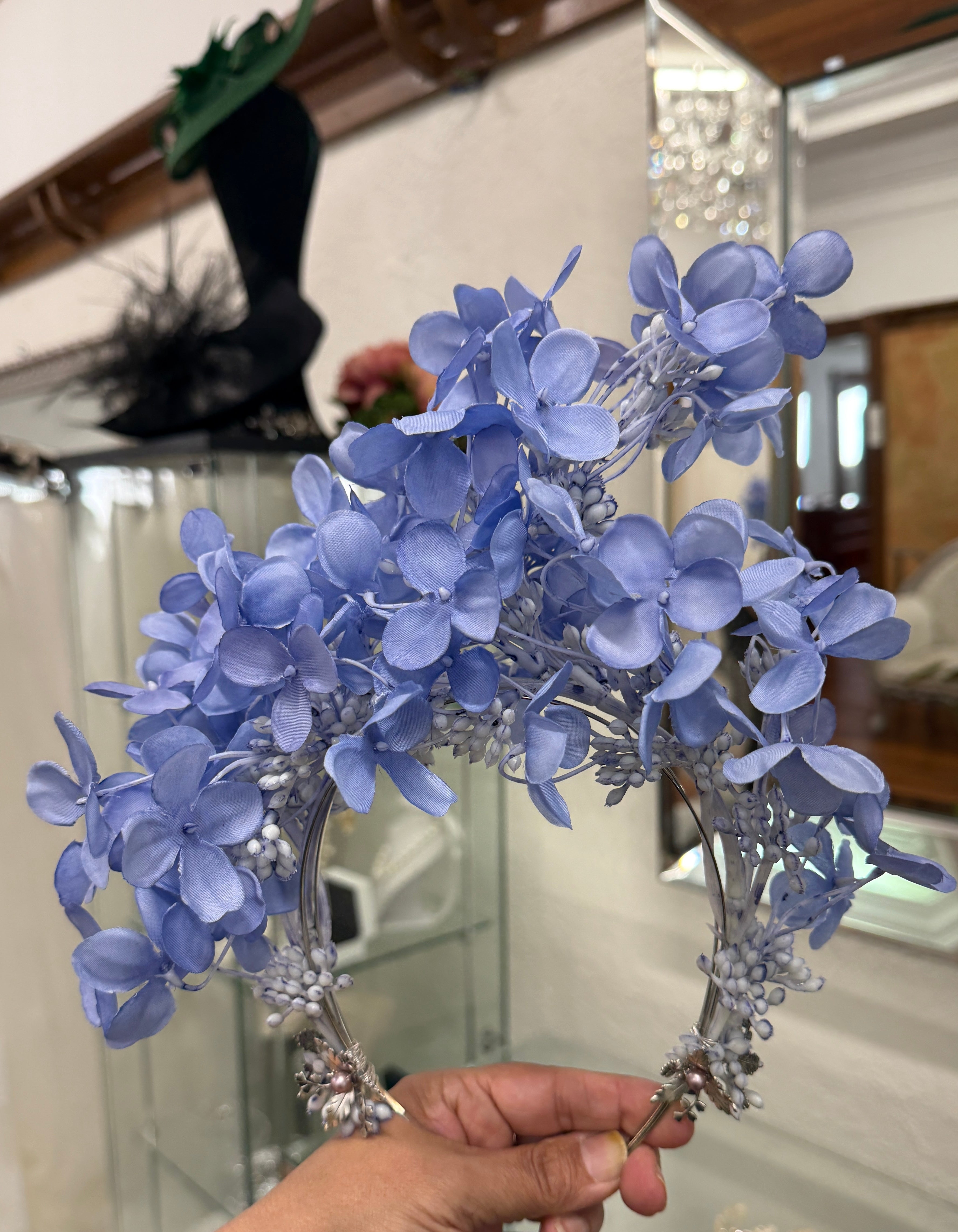 hydrangea headpiece