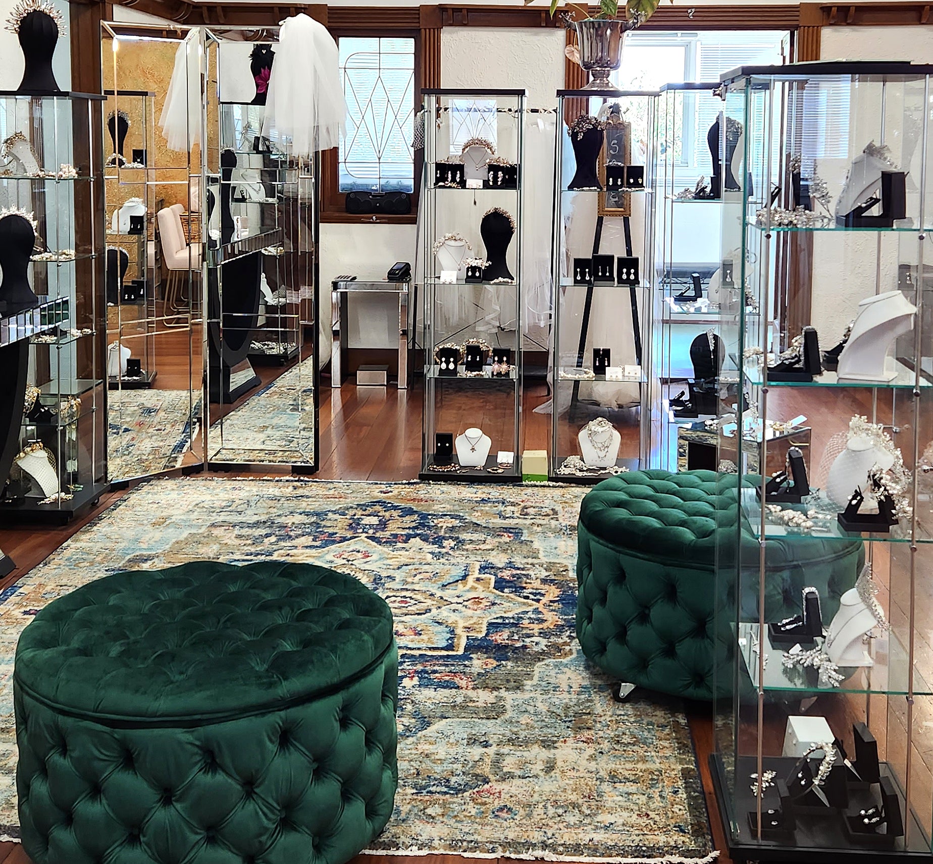 inside the kezani boutique in west leederville at the wedding hub on northwood street west leederville