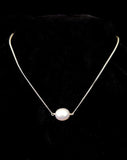 wedding necklaces -timeless freshwater pearl pendant - Clara by Lola Knight