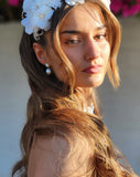 wedding earrings - pearl on pearl modern baroque - Audrey by Lola Knight