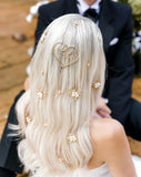 Wedding headpiece - create your own - Love Story bridal hair comb set by Kezani