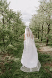 wedding veil - beautifully scattered pearl clusters - Margaret at Kezani