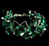 wedding cuff - Angelique crystal cluster by Kezani. - Kezani Jewellery - 3