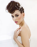Bridal headpiece - pearl and crystal band - Natalia by Kezani - Kezani Jewellery - 1