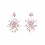 Bridal earrings - statement star - Venus by Stephanie Browne