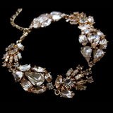 Bridal bracelet- Viva crystal bracelet - rose gold by Stephanie Browne - KEZANI JEWELLERY - designer bridal jewellery and wedding accessories - 2