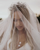 bridal headpiece - Star crystal crown - constellation theme - We are the Stars -by Kezani 4