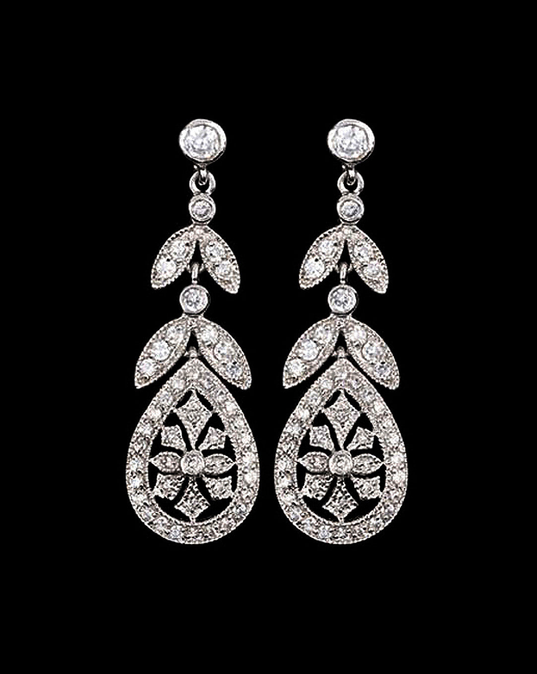 Bridal earrings - Diademe by Stephanie Browne - Kezani Jewellery - 1