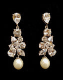 Bridal earrings -Regalia Madame by Stephanie Browne - Kezani Jewellery - 1