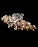 Bridal headpiece - glamorous large crystal side comb - Jess by Kezani - BUY or HIRE