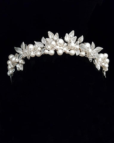 Bridal headpiece - pearl clustered headband - Breeanna by Kezani - BUY or HIRE