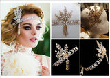 gatsby wedding inspo - special order in vintage gold pearls