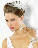 Bridal headpiece -  Crystal Feather Comb - Jadore by Kezani