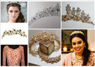 indian wedding - inspo, sketches for a detailed gold crown