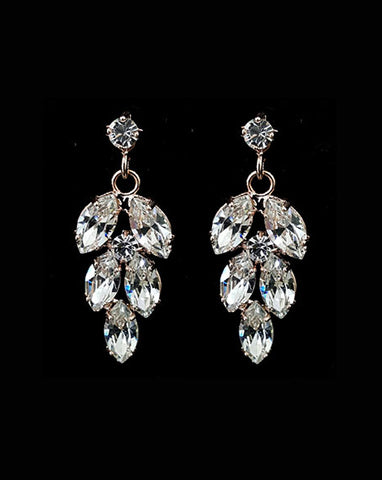 Bridal earrings - Bocheron rose gold plate by Stephanie Browne - Kezani Jewellery - 2