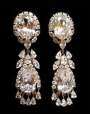 bridal earrings- hollywood glamour Liz earrings by Stephanie Browne - at Kezani 1