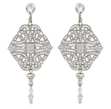 Bridal earrings - Paris Chandelier by Stephanie Browne at Kezani