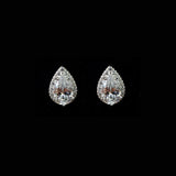 Bridal earrings - Mary crystal studs by Stephanie Browne - Kezani Jewellery - 2