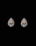 Bridal earrings - Mary crystal studs by Stephanie Browne - Kezani Jewellery - 1