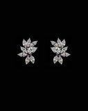 Bridal earrings - Twilight crystal studs by Stephanie Browne - KEZANI JEWELLERY - designer bridal jewellery and wedding accessories