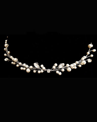 wedding hairvine - delicate pearl vine - Lauren by Kezani 2