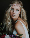 Wedding Necklaces and Chokers - stunner multi wear crystal choker with back chains - Tiivel by Kezani