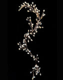 wedding headpiece - crystal hairvine for braid or crown - Wild Ivy by Kezani