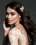 Bridal headpiece - divine crystal headjewellery - Khloe by Kezani - Kezani Jewellery - 3