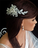 Bridal headpiece - soft romantic lace comb - Chantal by Kezani - Kezani Jewellery - 2