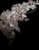 Bridal headpiece - vintage silver lace bandeau - Mahala by Kezani - Kezani Jewellery - 4