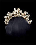 Bridal headpiece - ethereal crystal tiara  - Caris by Kezani - Kezani Jewellery - 3